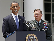 اوباما وباتريوس 