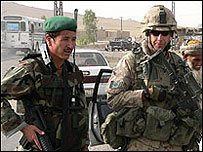 Afgan ve NATO askeri