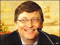 O presidente da Microsoft, Bill Gates