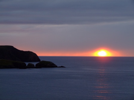 Sunrise from Bayble,Lewis