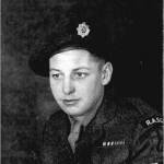 Ron Stevens 1788178 taken at Nijmegen, Holland during January 1945.