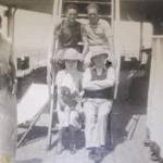 On board a Union Castle ship heading to Gibralta in August 1939