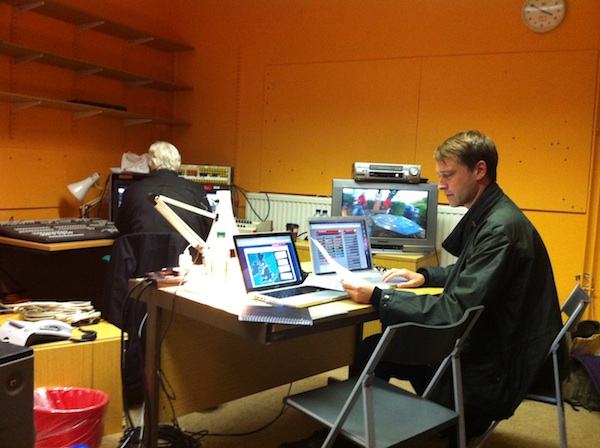 Theo in the VT room in Bristol