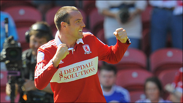 Kris Boyd in action for Middlesbrough.