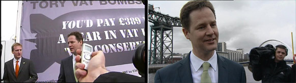 Nick Clegg in Glasgow