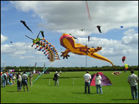 公众假日放风筝