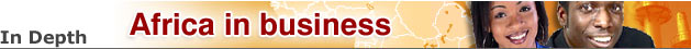 Africa in business banner graphic