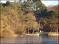 Osborne's Pond in Shipley Country Park