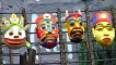 Colourful masks - Chongqing.