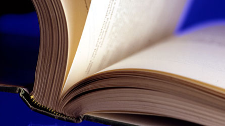 Image of an open book
