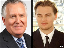Peter Hain and Leonardo di Caprio
