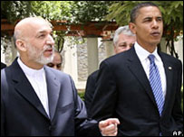 Obama ve Karzai