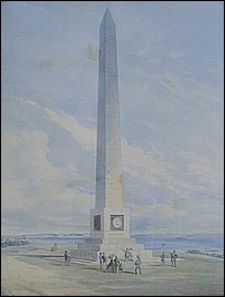 Saumarez Memorial 1874. Courtesy of Guernsey Museum & Galleries, States of Guernsey, 2009