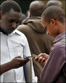 Kenyan mobile phone users