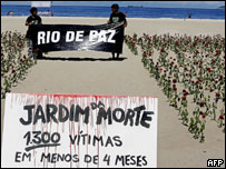 'Jardim da Morte' em Copacabana