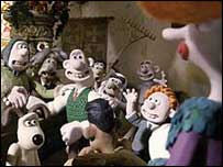 Scene from Curse Were-Rabbit - copyright Aardman 