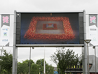 The Big Screen in Walthamstow Town Square