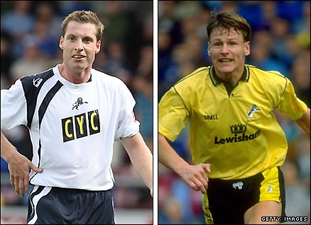 Neil Harris and Teddy Sheringham
