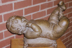 Happy Baby Sculpture by Dora Gordine