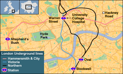 Bản đồ khu vực có báo động