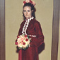 Margaret in 1973 at her cousin's wedding in Long Island NY. It was her aunt in New York who sent the yellow dress in her story.