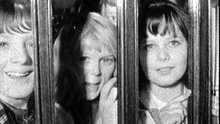 Beatles fans outside the Capitol Theatre, Cardiff