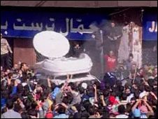 Protesto em Tripoli