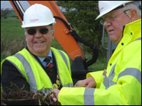 Cllr Peter Balbirnie and Frits Kristoffersen