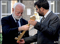 فرانسیس وندرل و ضرار احمد مقبل وزیر داخله افغانستان