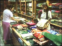 दक्षिण भारत में एक दुकान