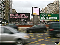 Outdoors sobre o referendo em Portugal