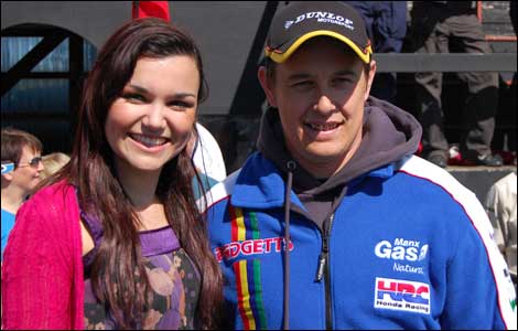Sam Barks and John McGuinness