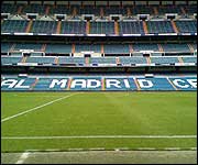 The impressive Bernabeu stadium