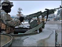 سرباز آمریکایی در کابل