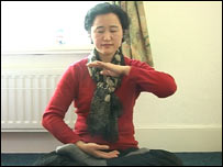 Annie practises Falun Gong