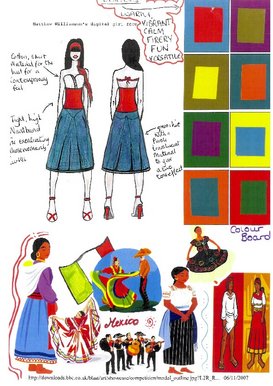 My final Mexican inspired design