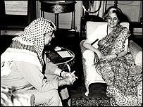 अराफ़ात और इंदिरा गाँधी