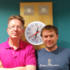 Tom with Mark Meharry of musicglue.com