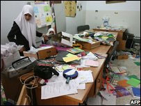 Escritório da organização de caridade Tadamun