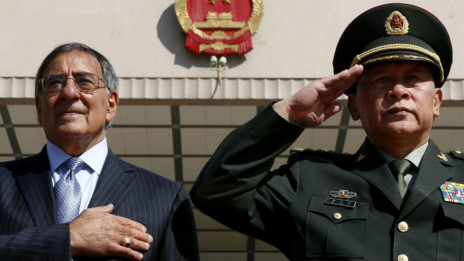 Lương Quang Liệt đón Leon Panetta