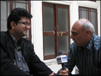 प्रसून जोशी के साथ संजीव श्रीवास्तव