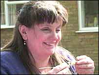 Bernadette in the garden