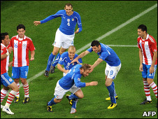 فرحة بهدف دي روسي