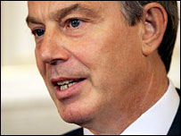 برتانيې لومړى وزير ټوني بلير