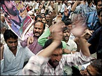 कश्मीर में प्रदर्शन