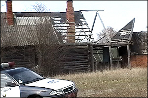 A derelict house near Chernobyl