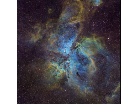 'Nebulosa de Eta Carinae', de Thomas Davis (Foto: Royal Observatory/Divulgação)