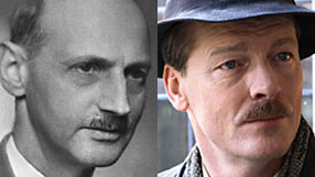 Otto Frank and Iain Glen