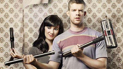 Sarah Solemani (Becky) and Russell Tovey (Steve)