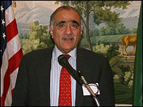 पाकिस्तानी राजदूत महमूद अली दुर्रानी